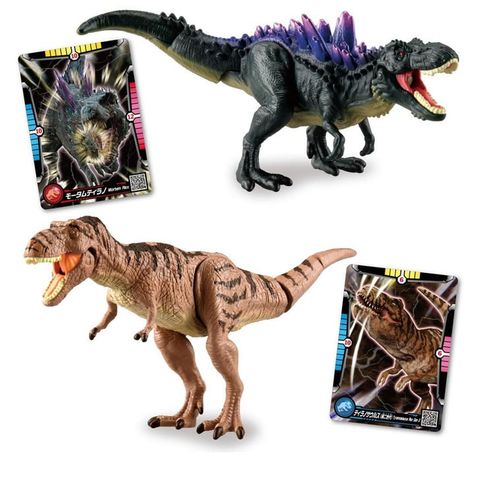  Bộ 2 mô hình Ania Jurassic World Alive Motom Tyranno VS Tyrannosaurus (2nd Generation) 
