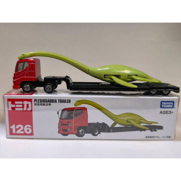 Mô hình xe Tomica Long 126 Plesiosauria Trailer
