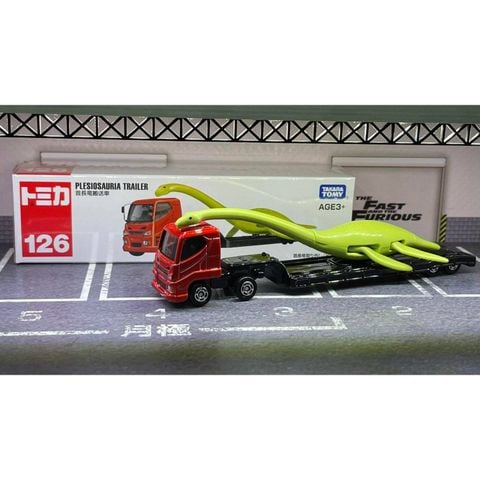  Mô hình xe Tomica Long 126 Plesiosauria Trailer 