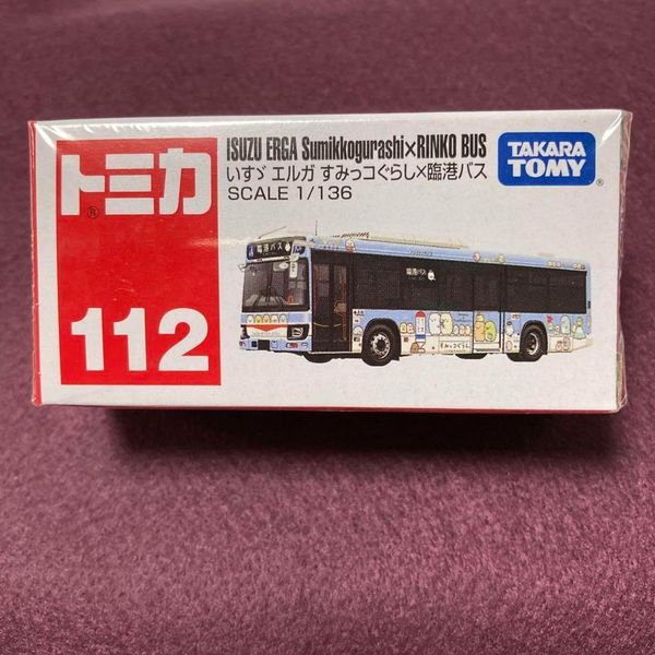  Tomica 112 Isuzu Elga Sumikko Gurashi x Rinko Bus 