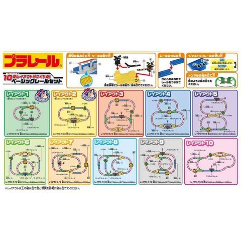  Bộ ray tàu hỏa Plarail Set New Rail Basic 