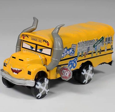  Xe mô hình Disney Cars Tomica C-28 Miss Fritters (Standard Type) 