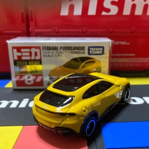  Mô hình xe TOMICA 8 FERRARI PUROSANGUE (VÀNG) 