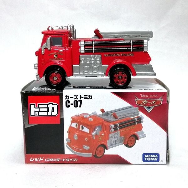  C-07 Tomica Disney Red Fire Engine 