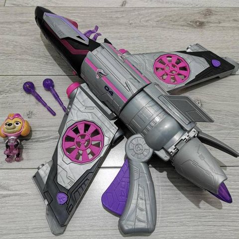  Đồ chơi PAW Patrol The Mighty Movie DX Action Vehicle Skye Mighty Jet 