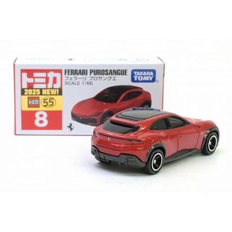  Xe mô hình TOMICA 8 FERRARI PUROSANGUE (ĐỎ) 