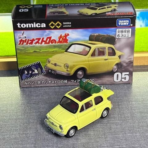  Xe Tomica Premium Unlimited 05 Lupin III Castle of Cagliostro Fiat 500 