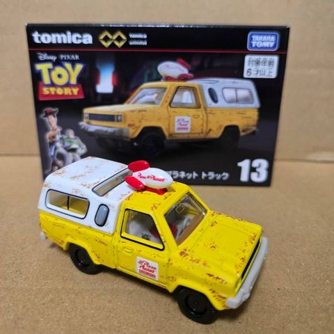  Mô hình xe Tomica PRM Unlimited Toy Story Pizza Planet Car 