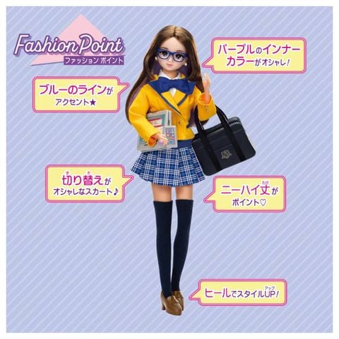  Búp bê Licca-chan Doll Licca Aoharu Yui Dress Up 