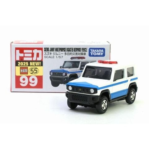  Mô hình xe Tomica 99 Suzuki Jimny Patrol Car 