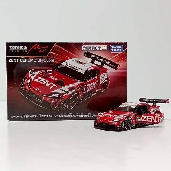 TOMICA PRM Racing Toyota GR Supra ZENT CERUMO màu đỏ đen