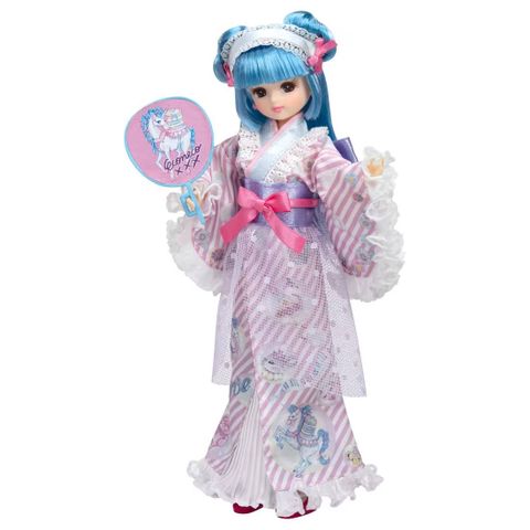  Búp bê LD-14 Licca-chan Doll Eco Cat Yukata Rika-chan 