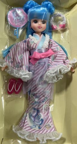  Búp bê LD-14 Licca-chan Doll Eco Cat Yukata Rika-chan 