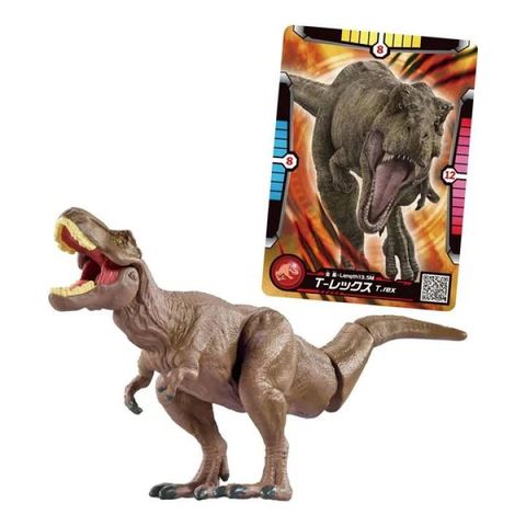  Mô hình khủng long ANIA Jurassic World T.Rex (With Battle Card) 