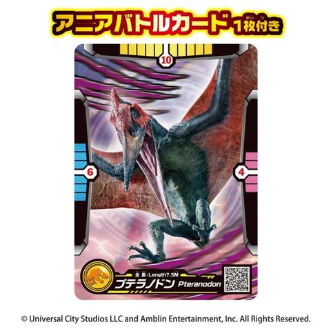  Khủng long ANIA Jurassic World Pteranodon Battle Card set 