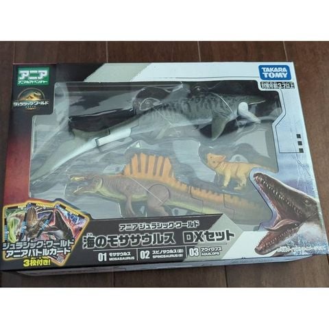  Bộ 3 khủng long Ania Jurassic World Sea Mosasaurus DX Set 