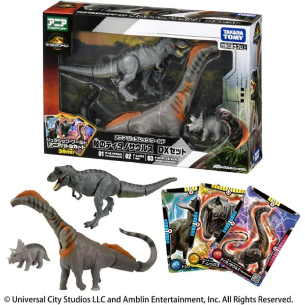  Bộ 3 khủng long Ania Jurassic World Land Titanosaurus DX Set 
