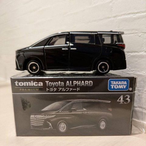  Xe mô hình Tomica Premium 43 Toyota Alphard (đen) 