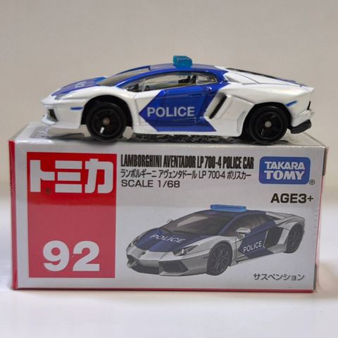  Tomica 92 Lamborghini Aventador LP700-4 PoliceCar 