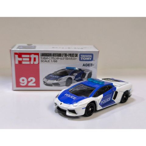  Tomica 92 Lamborghini Aventador LP700-4 PoliceCar 