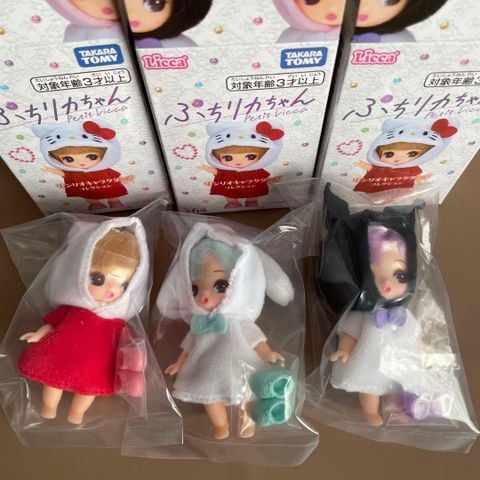  Búp bê ngẫu nhiên Petit Licca Sanrio Characters Collection 