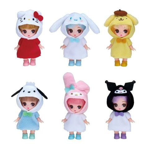  Búp bê ngẫu nhiên Petit Licca Sanrio Characters Collection 