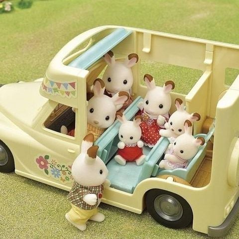  Xe cắm trại KO-63 Camper for Everyone Set Sylvanian Families 
