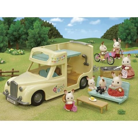  Xe cắm trại KO-63 Camper for Everyone Set Sylvanian Families 
