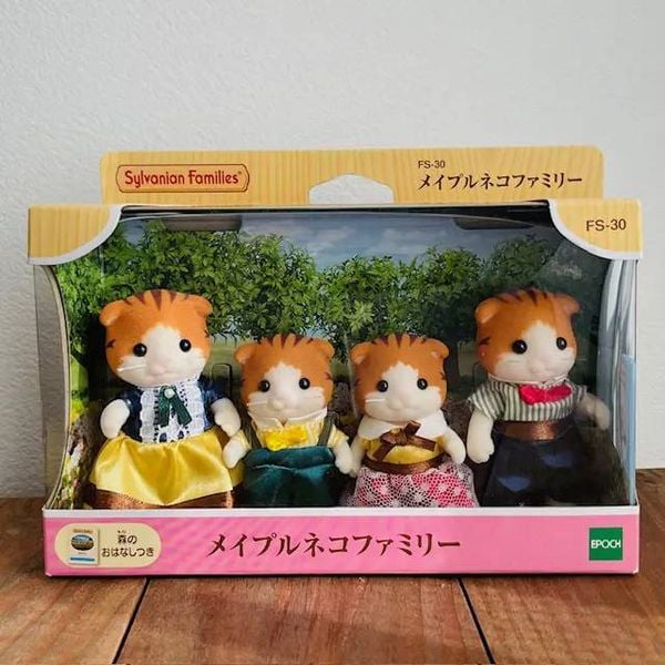  Gia đình mèo FS-30 Sylvanian Families Maple Cat Family 