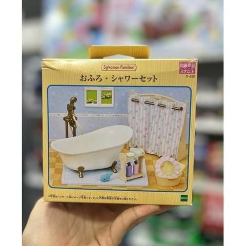  Mô hình phòng tắm KA-628 Bath & Shower Set Sylvanian Families 