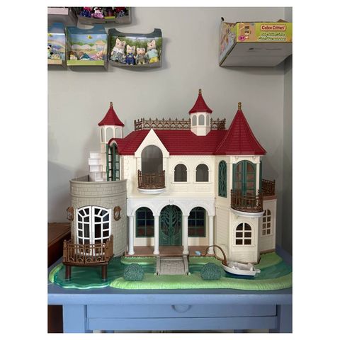  Nhà đồ chơi HA-52 Sylvanian Families Sparkling Waterfront Red Roof House 