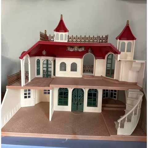  Nhà đồ chơi HA-52 Sylvanian Families Sparkling Waterfront Red Roof House 