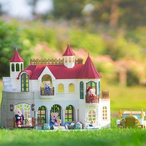  Nhà đồ chơi HA-52 Sylvanian Families Sparkling Waterfront Red Roof House 