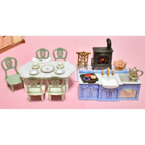  Phụ kiện phòng ăn SE-215 Sylvanian Families The Red-roofed House by the Lake Elegant Dining Room 