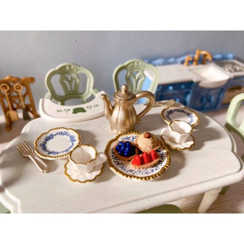  Phụ kiện phòng ăn SE-215 Sylvanian Families The Red-roofed House by the Lake Elegant Dining Room 