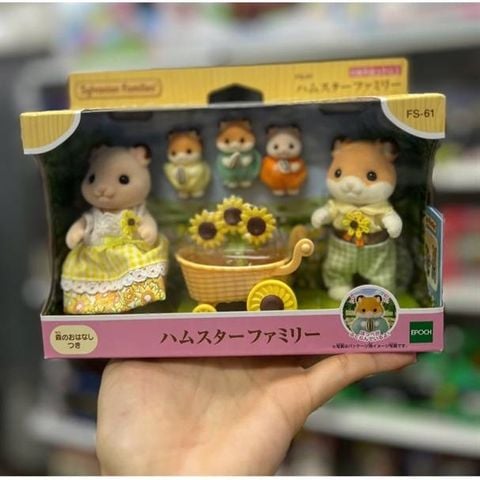  Gia đình FS-61 Sylvanian Families Hamster Family 
