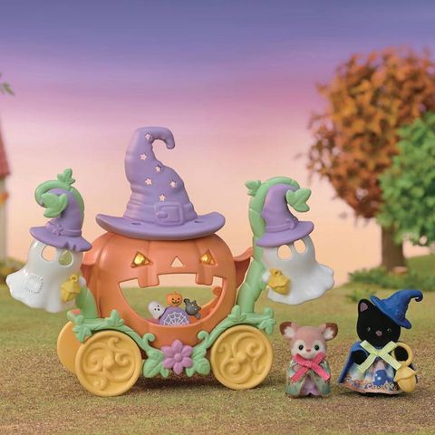  Đồ chơi SE-216 Sylvanian Families Halloween Ghost & Pumpkin Carriage Set 