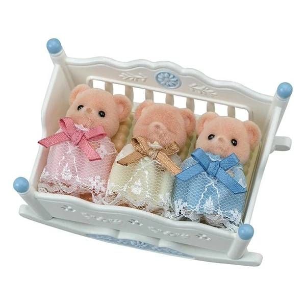 FS-63 Sylvanian Families Biscuit Bear Triplets Healthy Set