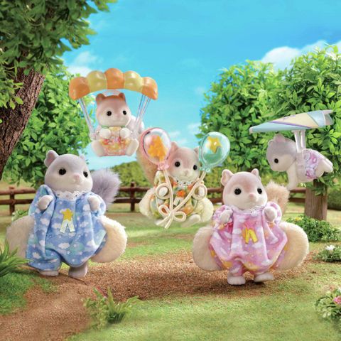  Đồ chơi FS-65 Sylvanian Families Flying Squirrel Siblings Sky Walk Set 