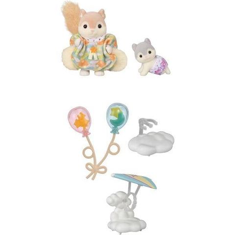  Đồ chơi FS-65 Sylvanian Families Flying Squirrel Siblings Sky Walk Set 