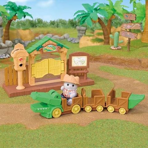  Mô hình CO-83 Sylvanian Families The Exciting Crocodile Train 