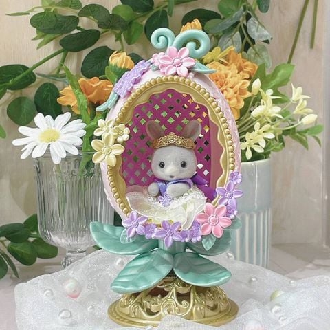  Đồ chơi SE-217 Sylvanian Families Cottontail Rabbit Floral Egg 
