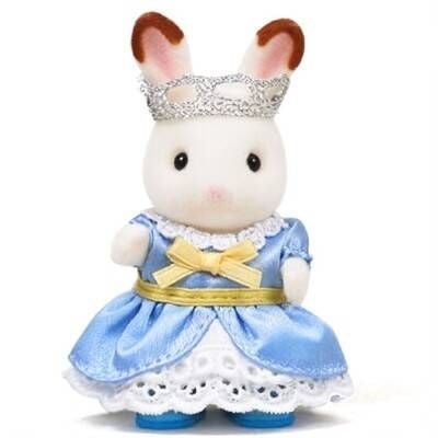 Phụ kiện váy xanh D-16 The Dress-up Sylvanian Families dress girl example (Blue) 