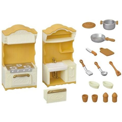  Tủ bếp KA-420 Sylvanian Families Kitchen Stove & Sink Set 