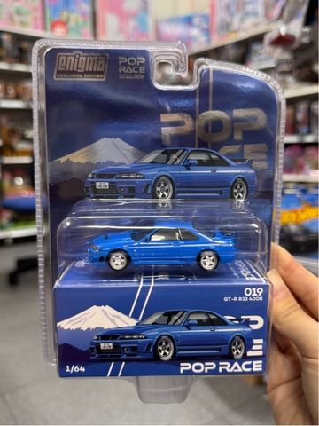  Pop Race PRE019 SKYLINE GT-R R33 NISMO 400R CHAMPIONSHIP BLUE 
