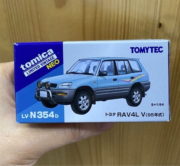 Mô hình xe TOMYTEC LV-N354b Toyota RAV4L V Light Blue/Gray 95 