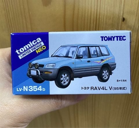  TOMYTEC LV-N354b Toyota RAV4L V Light Blue/Gray 95 