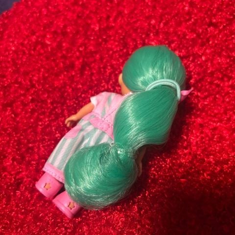  Búp bê đổi màu tóc Pocket Mel-chan Doll Sabre-chan 1851577 Green 
