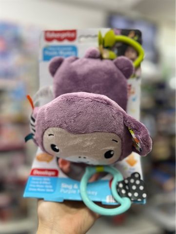  Chú khỉ bông JBG94 Fisher Price Sing & Go Purple Monkey 