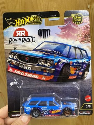  Xe mô hình Hot Wheels Culture Ronin Run II Mad Mike Mazda RX-3 Wagon/Lumulk 